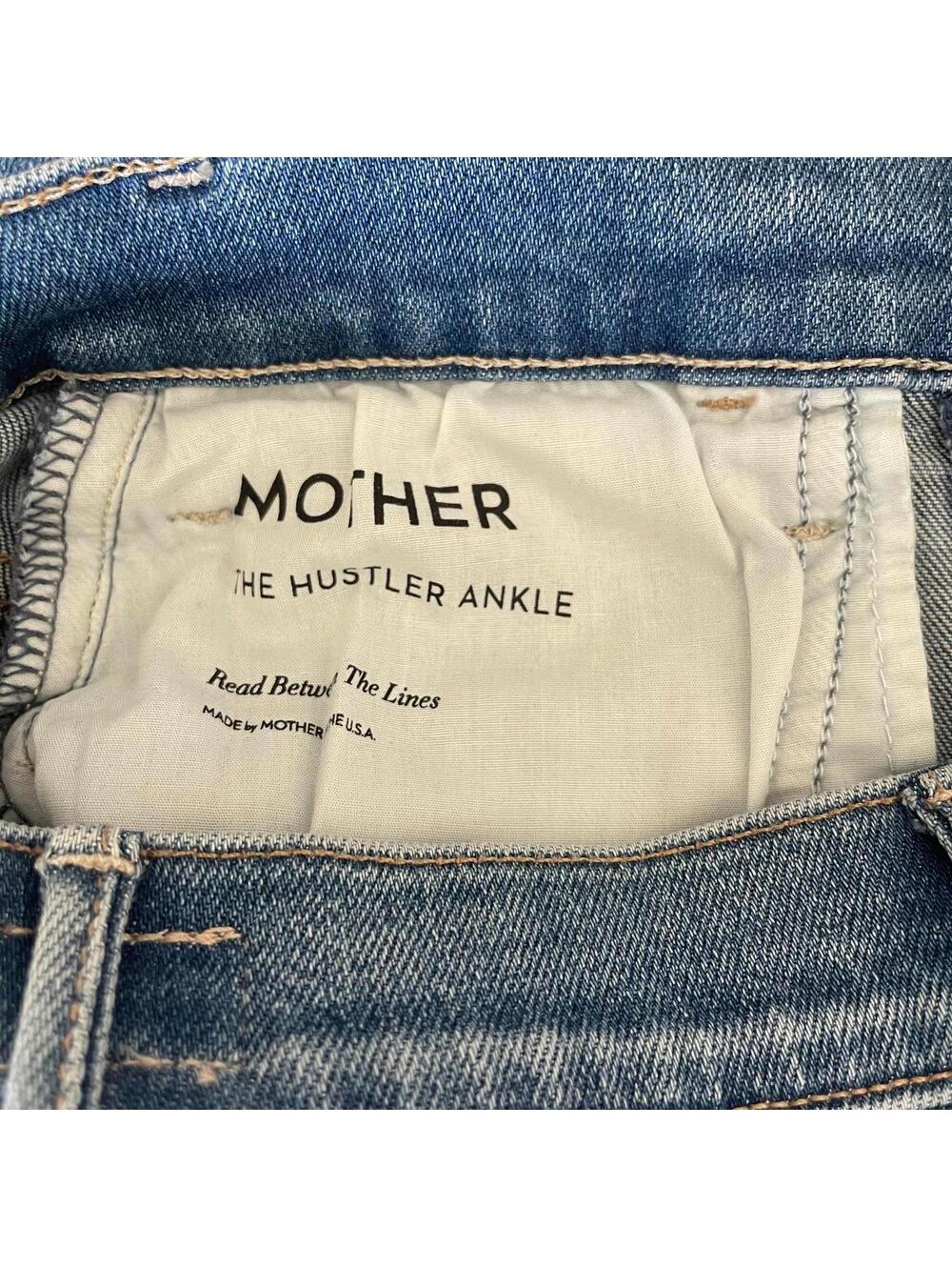 MOTHER Jeans - The Hustler Ankle - Wash: Read Between The Lines - Size 27- NWT - Picture 3 of 8